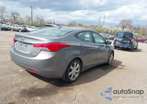 2013 Hyundai Elantra Limited из США, поврежденный, VIN 5NPDH4AE2DH383654